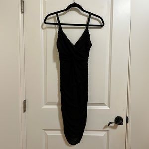 Mesh body con dress